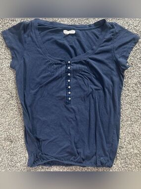 Vintage Aeropostale blue blouse top
